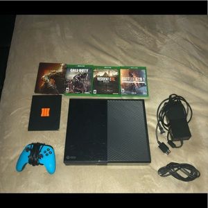 Xbox One with 5 games